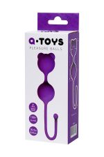 Pleasure balls A-Toys PURPLE - obrazek 4