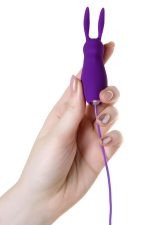 A-TOYS, Vibro egg 'Bunny', with control panel, silicone, violet - obrazek 3