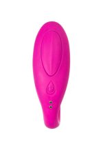 A-TOYS Vibrator for couples Dolphy, silicone, pink, 9.6 cm - obrazek 2