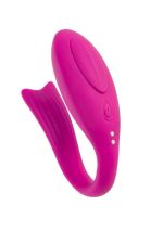 A-TOYS Vibrator for couples Dolphy, silicone, pink, 9.6 cm - obrazek 7