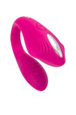 A-TOYS Vibrator for couples Cobrum, silicone, pink, 9.6 cm - obrazek 6