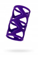 A-TOYS, Penis Sleeve, Silicone, Purple, 7.5 cm - obrazek 2