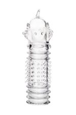 A-TOYS, Penis Sleeve, TPR, Transparent, 15.3 cm - obrazek 2