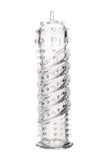 A-TOYS, Penis Sleeve, TPR, Transparent, 15.5 cm - obrazek 2