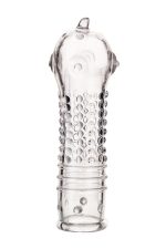 A-TOYS, Penis Sleeve, TPR, Transparent, 14.7 cm - obrazek 2