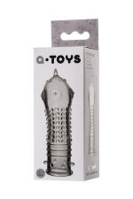 A-TOYS, Penis Sleeve, TPR, Transparent, 14.7 cm - obrazek 3