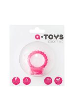 A-TOYS, Penis VibroRing, Silicone, Pink, O3.5 cm - obrazek 3