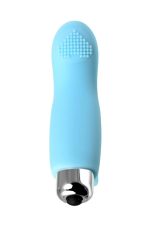 JOS DANKO, Finger vibrator for G-point stimulation, silicone, blue, 9.5 cm - obrazek 2