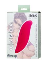 JOS Multifunctional clitoral stimulator Blossom, pink, 13.5 cm - obrazek 3