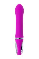 JOS JOLY, Vibrator with clitoral stimulator with WOW mode, silicone, fuchsia, 19.6 cm - obrazek 5