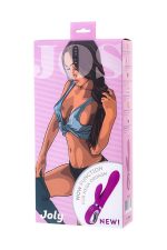 JOS JOLY, Vibrator with clitoral stimulator with WOW mode, silicone, fuchsia, 19.6 cm - obrazek 6
