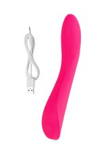 Unrealistic JOS Twig vibrator, 5 vibration modes, silicone, pink, 20.5 cm, O 3.4 cm - obrazek 6