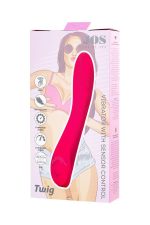 Unrealistic JOS Twig vibrator, 5 vibration modes, silicone, pink, 20.5 cm, O 3.4 cm - obrazek 9