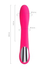 Unrealistic JOS Twig vibrator, 5 vibration modes, silicone, pink, 20.5 cm, O 3.4 cm - obrazek 10