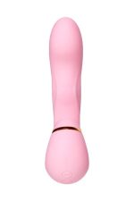 JOS Multifunctional clitoral stimulator JUNA, pink, 15 cm - obrazek 3