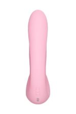JOS Multifunctional clitoral stimulator JUNA, pink, 15 cm - obrazek 4