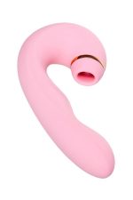 JOS Multifunctional clitoral stimulator JUNA, pink, 15 cm - obrazek 5
