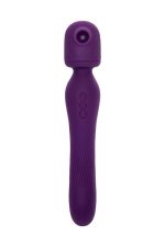 JOS Stimulator 2 in 1 Kisom, silicone, purple, 13 cm - obrazek 3