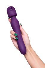 JOS Stimulator 2 in 1 Kisom, silicone, purple, 13 cm - obrazek 8