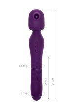 JOS Stimulator 2 in 1 Kisom, silicone, purple, 13 cm - obrazek 11