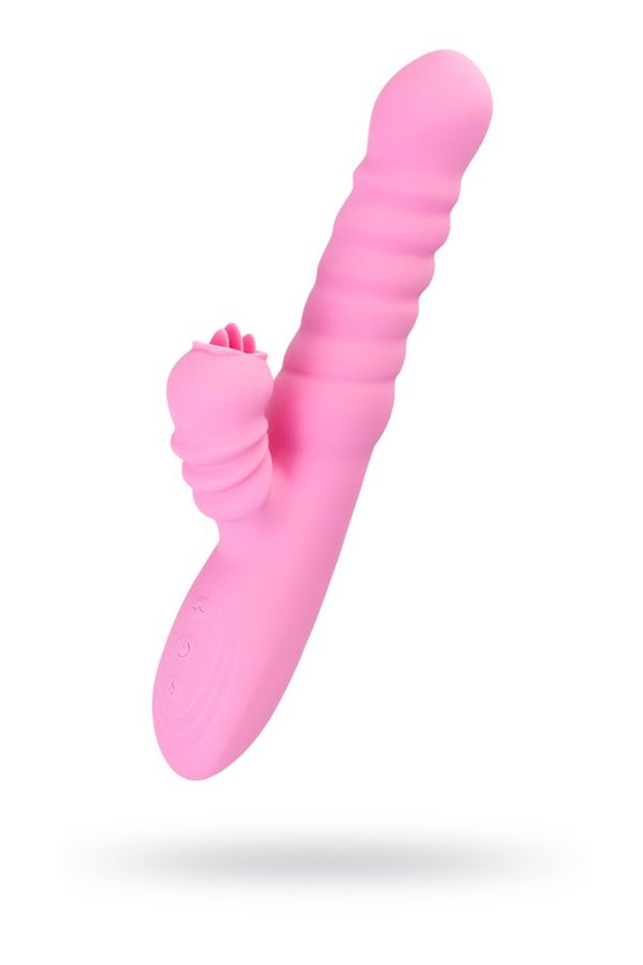 39-783037_01 JOS Lixy vibrator, with Up&Down function, silicone, pink, 23 cm - obrazek 1