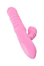 JOS Lixy vibrator, with Up&Down function, silicone, pink, 23 cm - obrazek 6