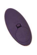 JOS Vibrating Egg with Friction Simulation Bumpy, Silicone, Violet, 9 cm - obrazek 3