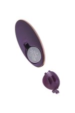 JOS Vibrating Egg with Friction Simulation Bumpy, Silicone, Violet, 9 cm - obrazek 4
