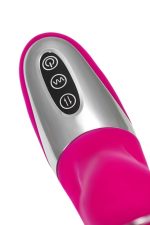 JOS Thrusting and sucking vibrator To-Frolly, silicone, pink, 21,5cm - obrazek 12
