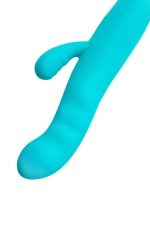 JOS Vibrator-rotator with clitoral stimulation JOS MERRY-SWI, silicone, blue, 20.7 cm - obrazek 12