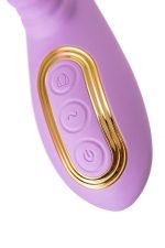 Vibrating roller with rotating clitoral stimulator JOS Jammy, silicone, purple, 22.5 cm - obrazek 9