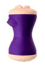 JOS YARA, Masturbator double-sided, TPR, fleshy, 17.5 cm - obrazek 3