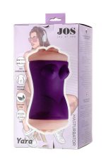 JOS YARA, Masturbator double-sided, TPR, fleshy, 17.5 cm - obrazek 10