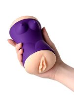 JOS YARA, Masturbator double-sided, TPR, fleshy, 17.5 cm - obrazek 11