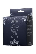 Lingam Shakti, Vibrating Masturbator, TPE, Transparent, 9 cm - obrazek 4