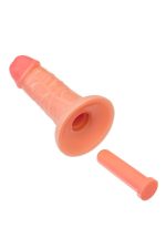 Realistic dildo Caliber 14/4 , PVC, flesh,  length 14cm, diameter 4cm - obrazek 6