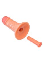 Realistic dildo Caliber 14/5 , PVC, flesh, length 14cm, diameter 5cm - obrazek 6