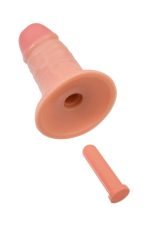 Realistic dildo Caliber 14/6 , PVC, flesh, length 14cm, diameter 6cm - obrazek 6