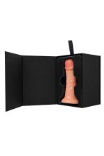 Realistic dildo Caliber 16/5 , PVC, flesh, length 16cm, diameter 5cm - obrazek 9