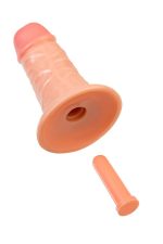 Realistic dildo Caliber 16/6 , PVC, flesh, length 16cm, diameter 6cm - obrazek 6