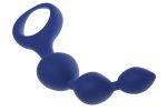Plug/kulki-Dildo Silic. Triball. Amuse-G. Blue - obrazek 2