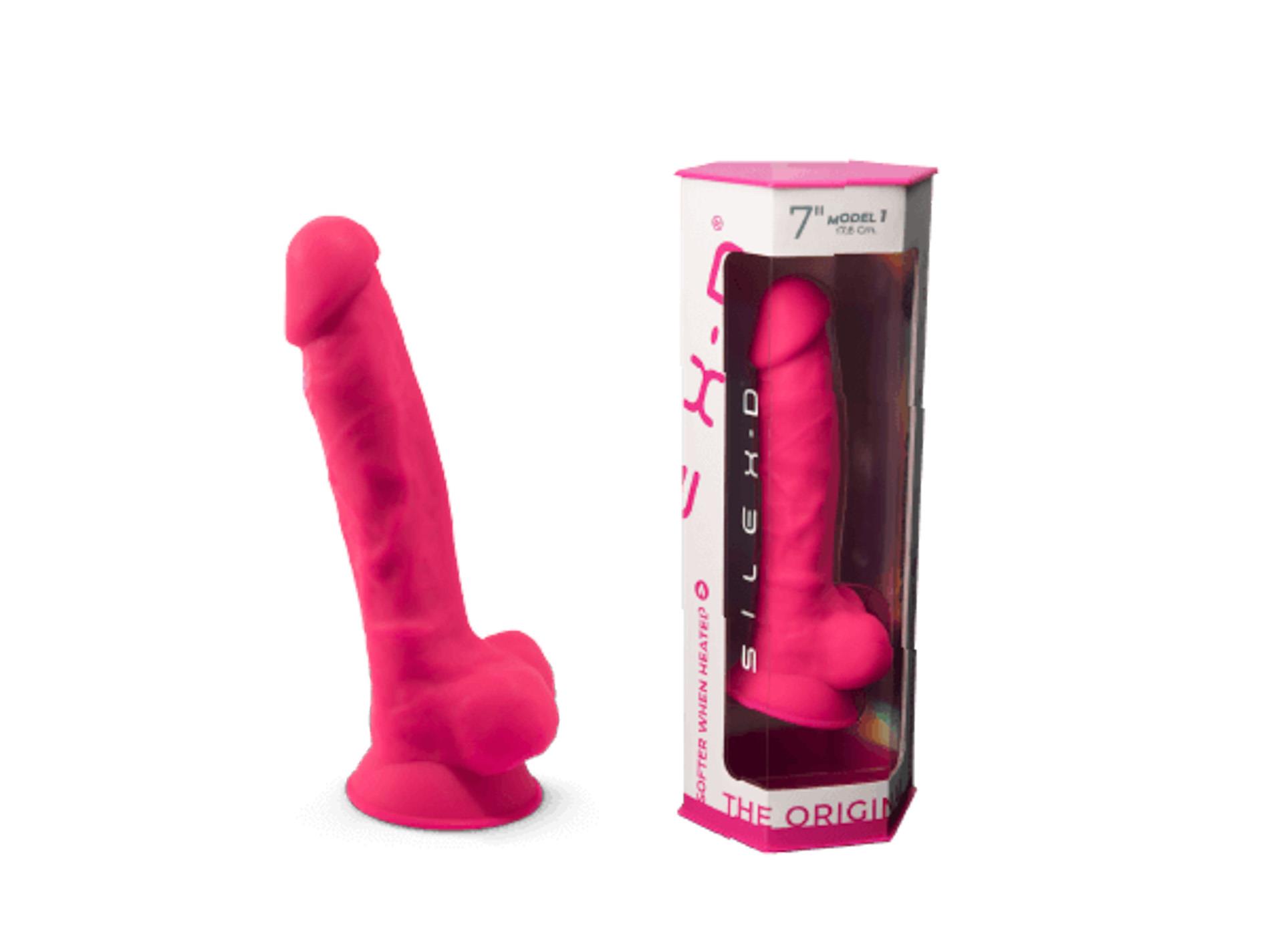 4-220215_01 Dildo-SD.Model 1 (7"") PINK BOX - obrazek 1
