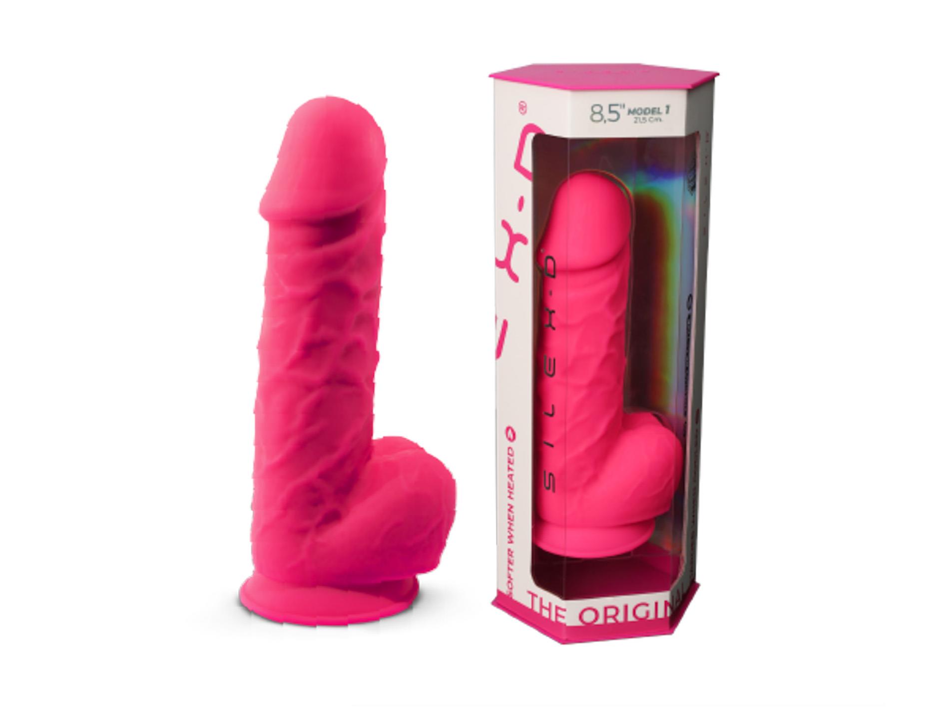 4-220413_01 Dildo-SD.Model 4 ( 8,5"" ) Pink BOX - obrazek 1