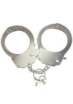Kajdanki-Śmieszna zabawka-kadank- Metallic Handcuffs - obrazek 2
