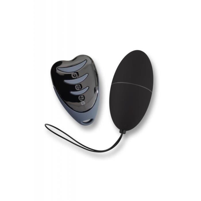 4-40769 Wibrator-Egg Remote control Black AAA 3,0 - obrazek 1