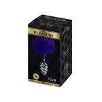 Plug-Metal Anal Fluffly Twist Plug S Dark Purple - obrazek 2
