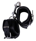 Leather Handcuffs padded - obrazek 3
