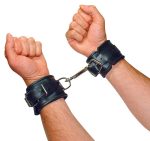 Leather Handcuffs padded - obrazek 6