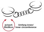 Leather Handcuffs padded - obrazek 8