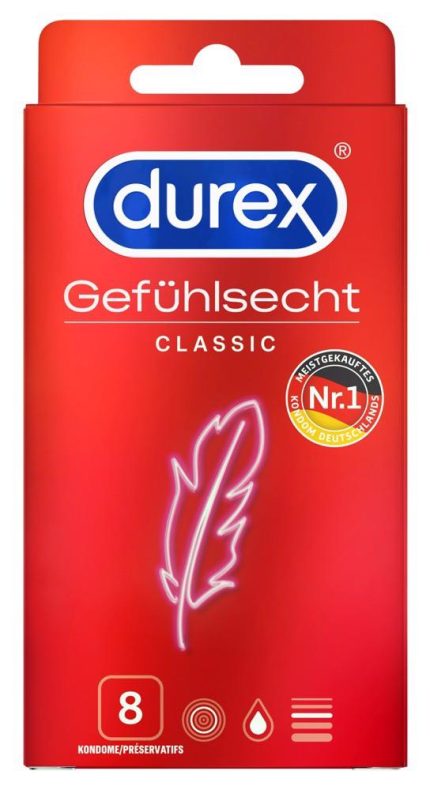 Durex Gefühlsecht Classic 8pcs